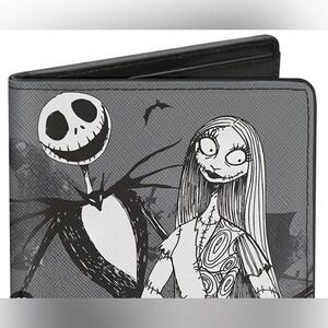 Disney’s‎ Tim Burton’s Nightmare Before Christmas Jack & Sally Bi-Fold Wallet